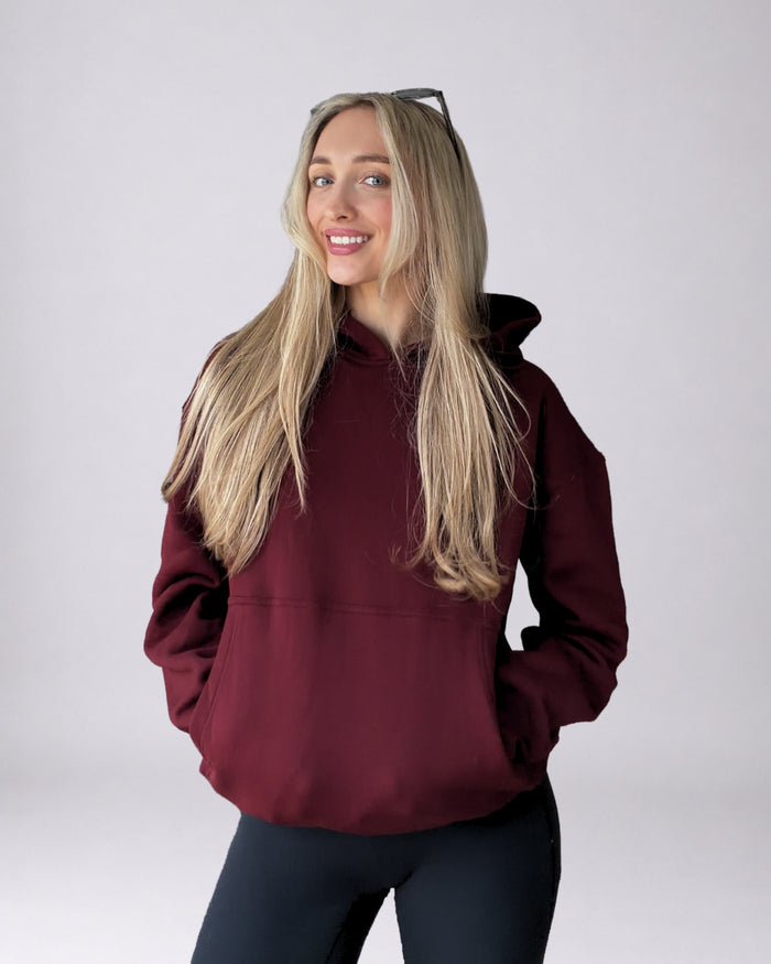 Deep Burgundy Stim Hoodie